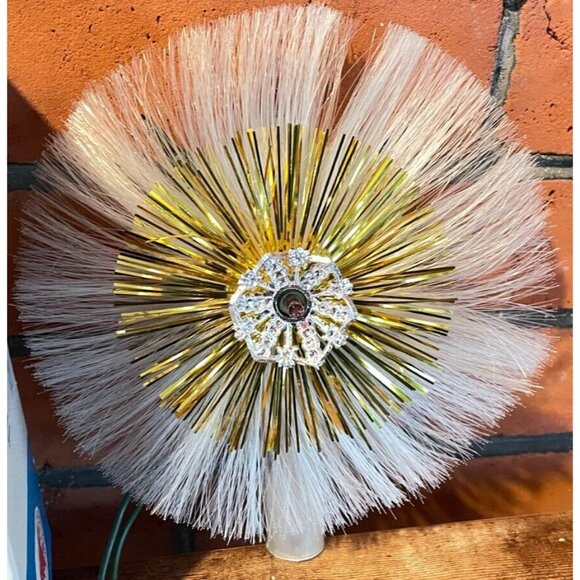 Vintage Alderbrook Tree Topper 10 Light Decoration – Works – Boxed – 7” Diameter - Picture 6 of 7